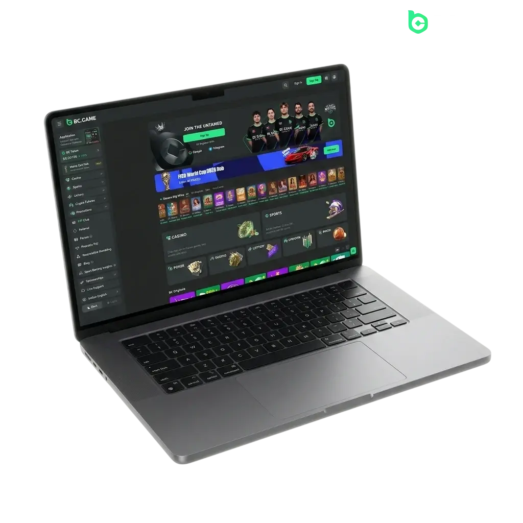 BC Game India official website featuring sports betting, live casino, 8000+ games, UPI payments, and welcome bonus offers